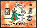 Maldives 1984 Walt Disney Portraits Donald 5 L Multicolor Scott 1042. Maldives 1984 Scott 1042 Disney Portraits. Uploaded by susofe